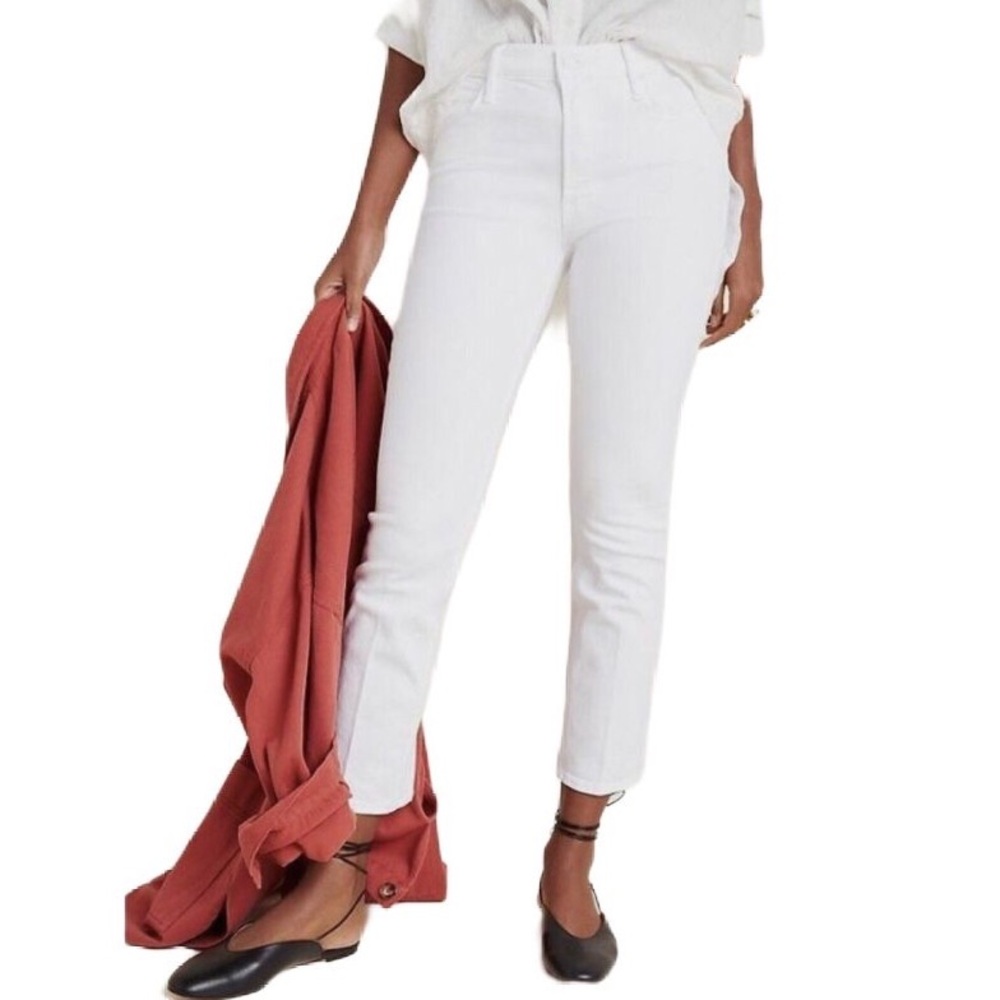 “NEW” MOTHER The Mid-Rise Dazzler Ankle Jean
